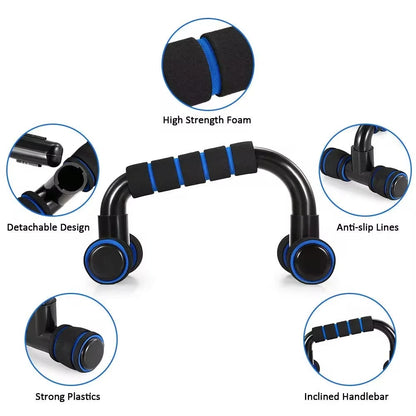 H-Type Push-Up Stand Push-Up Fitness Equipment Chest Muscle Training Home Foam Push-Ups